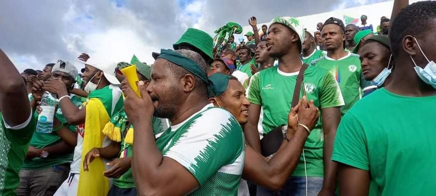 Match amical Comores Vs Burundi : Le club des supporteurs des Cœlacanthes a fait une démonstration de force